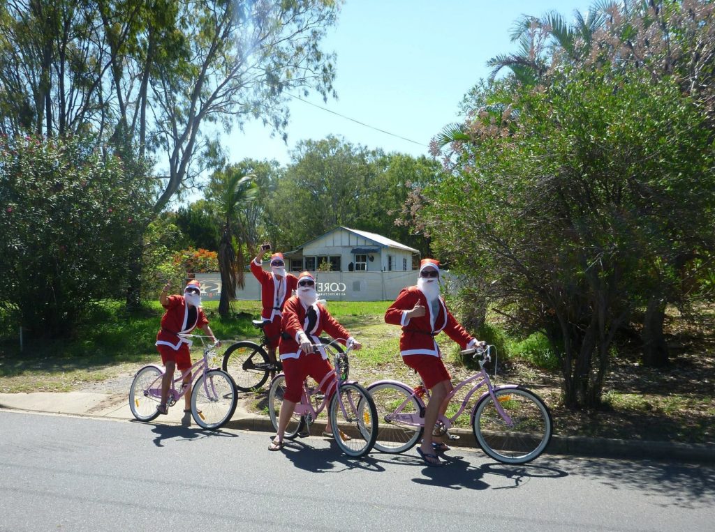 Noël Australie Père Noël Xavière l'Aventurière
